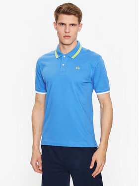 La Martina La Martina Polokošile VMP006 PK001 Modrá Slim Fit