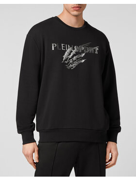 Plein Sport Plein Sport Longsleeve 13243 Czarny Regular Fit