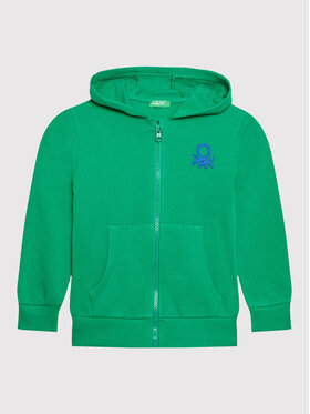 United Colors Of Benetton United Colors Of Benetton Majica dugih rukava 3J70G5018 Zelena Regular Fit
