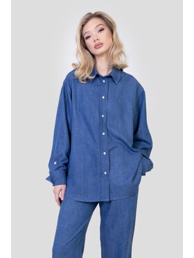 Me complete Me complete Koszula jeansowa Koszula Royce Denim Granatowy Oversize