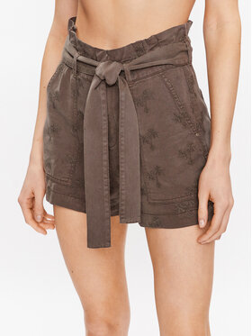 Guess Guess Szövet rövidnadrág Janna W3GD0L WDP87 Zöld Loose Fit