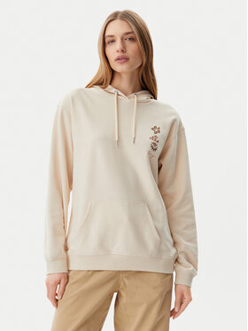 Roxy Roxy Суитшърт ERJFT04952 Бежов Regular Fit
