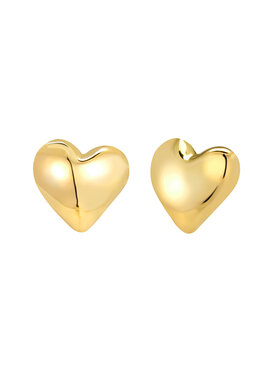 Breil Breil Kolczyki BIG HEART Złoty