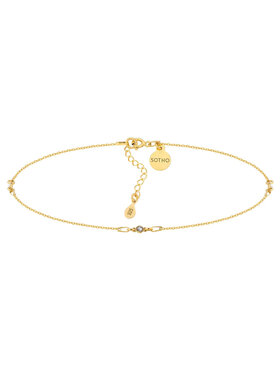 sotho Sotho Choker N2903 Żółte złocenie