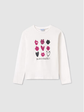 Mayoral Mayoral Bluse 7.048 Écru Regular Fit