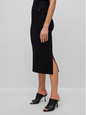 BOSS Boss Suknja olovka 50493889 Crna Slim Fit