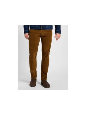 Lee Lee Spodnie materiałowe DAREN ZIP FLY Brązowy Regular Fit