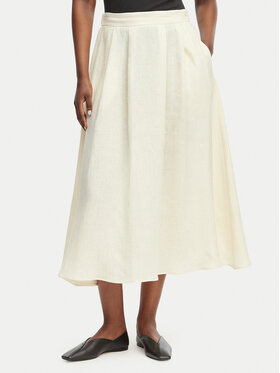 Marella Marella Trapecijos formos sijonas Emme by Marella Biada 2615101082 Kreminė Regular Fit