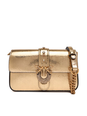PINKO PINKO Kabelka Love One Slouchy Baby AI 25-26 PCPL 105353 A2WD Zlatá