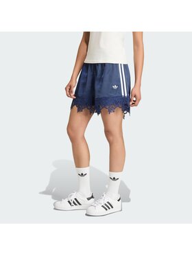 adidas adidas Szorty sportowe SATIN LACE Niebieski jasny Loose Fit