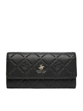 Beverly Hills Polo Club Beverly Hills Polo Club Портфейл CEO-BHPC-W1-007-AW25 Черен