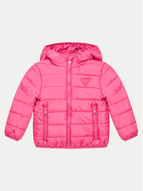 Guess Guess Пухено яке H4BT03 WCFM0 Розов Regular Fit