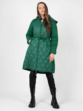 Silvian Heach Silvian Heach Parka PGA22070PI Zielony Regular Fit