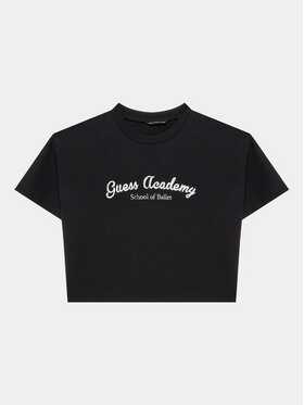 Guess Guess T-shirt J3YI59 KABR0 Crna Boxy Fit
