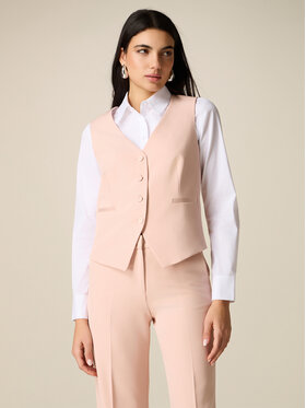 Oltre Oltre Marynarka L035R000047N006 Różowy Slim Fit