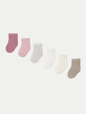 Mayoral Mayoral 6er-Set hohe Kindersocken 9860 Rosa