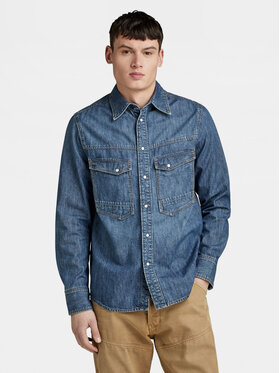G-Star Raw G-Star Raw cămașă de blugi Dakota D23006-D539 Albastru Regular Fit