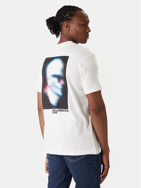 Karl Lagerfeld Jeans Karl Lagerfeld Jeans T-shirt B1M17069 Bijela Regular Fit
