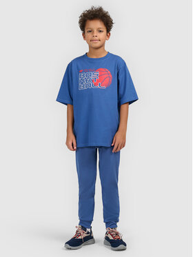 4F 4F T-Shirt THE GYM POWER Granatowy Loose Fit