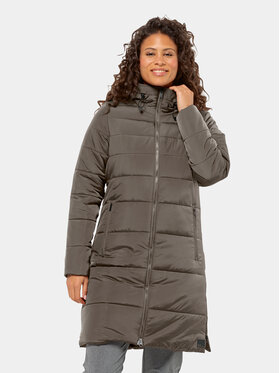 Jack Wolfskin Jack Wolfskin Pernata jakna Eisbach Coat 1206981 Smeđa Regular Fit