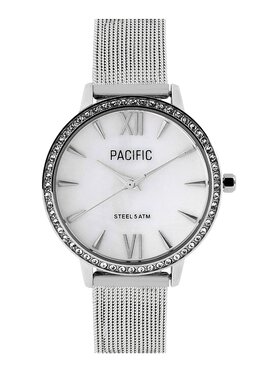 Pacific Pacific Zegarek Pacific-PC00420 Srebrny