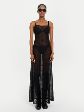 Gestuz Gestuz Rochie de plajă Laila 10909346 Negru Regular Fit