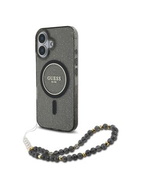 Guess Guess Etui na telefon Apple iPhone 16 Czarny