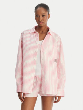 Juicy Couture Juicy Couture Cămașă Dog Crest JCYPT126861 Roz Relaxed Fit