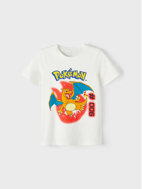 NAME IT NAME IT Tričko POKEMON 13212579 Biela Regular Fit