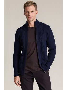 Lancerto Lancerto Sweter Jorund SW073226000079 Granatowy Regular Fit