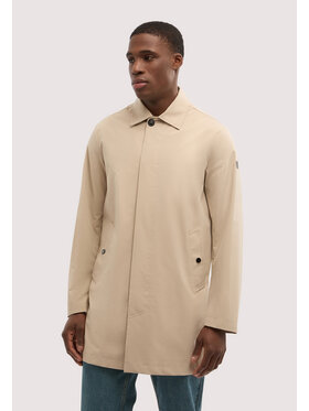 Trussardi Trussardi Płaszcz zimowy R011M000029N012 Kremowy Regular Fit