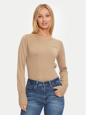 Guess Jeans Guess Jeans Kardigan W4BR83 Z3HO2 Hnědá Regular Fit