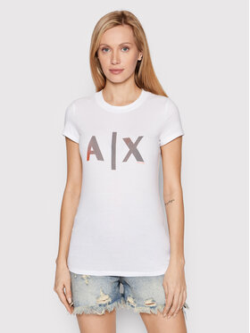 Armani Exchange Armani Exchange T-Shirt 3LYTAG YJC7Z 1000 Bílá Regular Fit