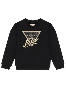 Guess Guess Mikina J5BQ04 KAV34 Čierna Relaxed Fit