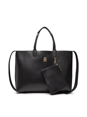 Tommy Hilfiger Tommy Hilfiger Torbica Iconic Tommy Tote AW0AW13142 Crna