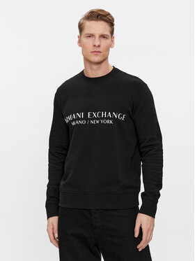 Armani Exchange Armani Exchange Bluza 8NZM88 ZJKRZ 1200 Czarny Regular Fit