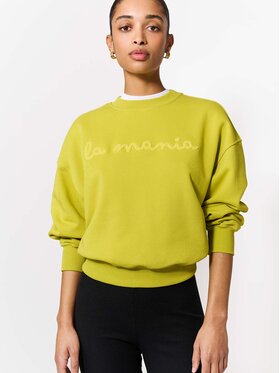 La Mania La Mania Felpa LEVIN Verde Basic Fit