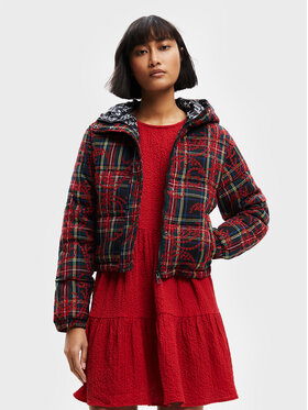 Desigual Desigual Demisezoninė striukė Kris 22WWEW69 Raudona Regular Fit