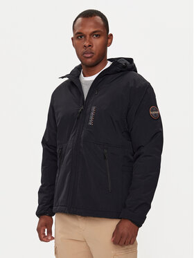 Napapijri Napapijri Giacca di transizione A-Tundra NP0A4I1N Nero Regular Fit