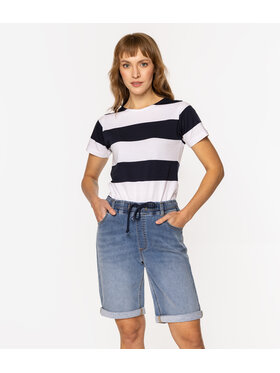 Lee Cooper Lee Cooper Bermudy ADELA 1422 Niebieski Regular Fit