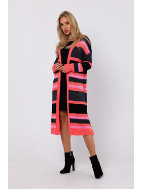 Made of Emotion Made of Emotion Kardigan M774 Pomarańczowy Modern Fit