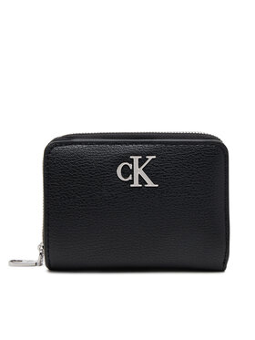 Calvin Klein Jeans Calvin Klein Jeans Malá dámská peněženka Mnml Mngrm Md Flp Zp LV04K1009G Černá