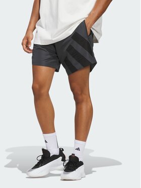 adidas adidas Szorty sportowe 152273 Szary Loose Fit