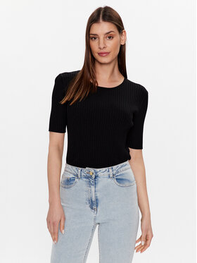 Trussardi Trussardi Sweater 56M00583 Fekete Slim Fit