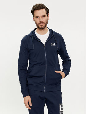 EA7 Emporio Armani EA7 Emporio Armani Majica dugih rukava 8NPM13 PJ05Z 1554 Tamnoplava Regular Fit
