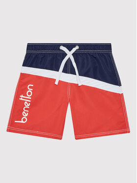 United Colors Of Benetton United Colors Of Benetton Plavecké šortky 5JD00X005 Červená Regular Fit