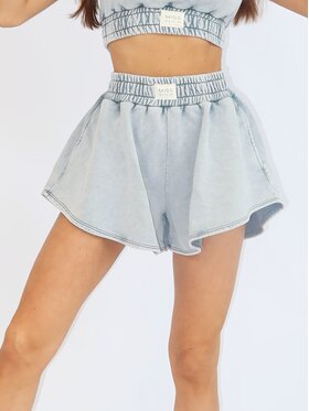 MissDenim MissDenim Szorty sportowe Flippy Skorts Szary Basic Fit