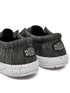 Hey Dude Mokasini Wally Sport Knit 40536-066 Črna