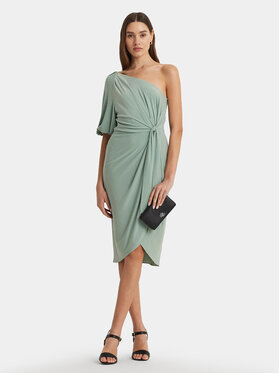 Lauren Ralph Lauren Lauren Ralph Lauren Φόρεμα κοκτέιλ 250939505001 Πράσινο Slim Fit
