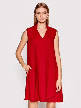 Victoria Victoria Beckham Victoria Victoria Beckham Haljina za svaki dan 1122WDR003477A Crvena Relaxed Fit